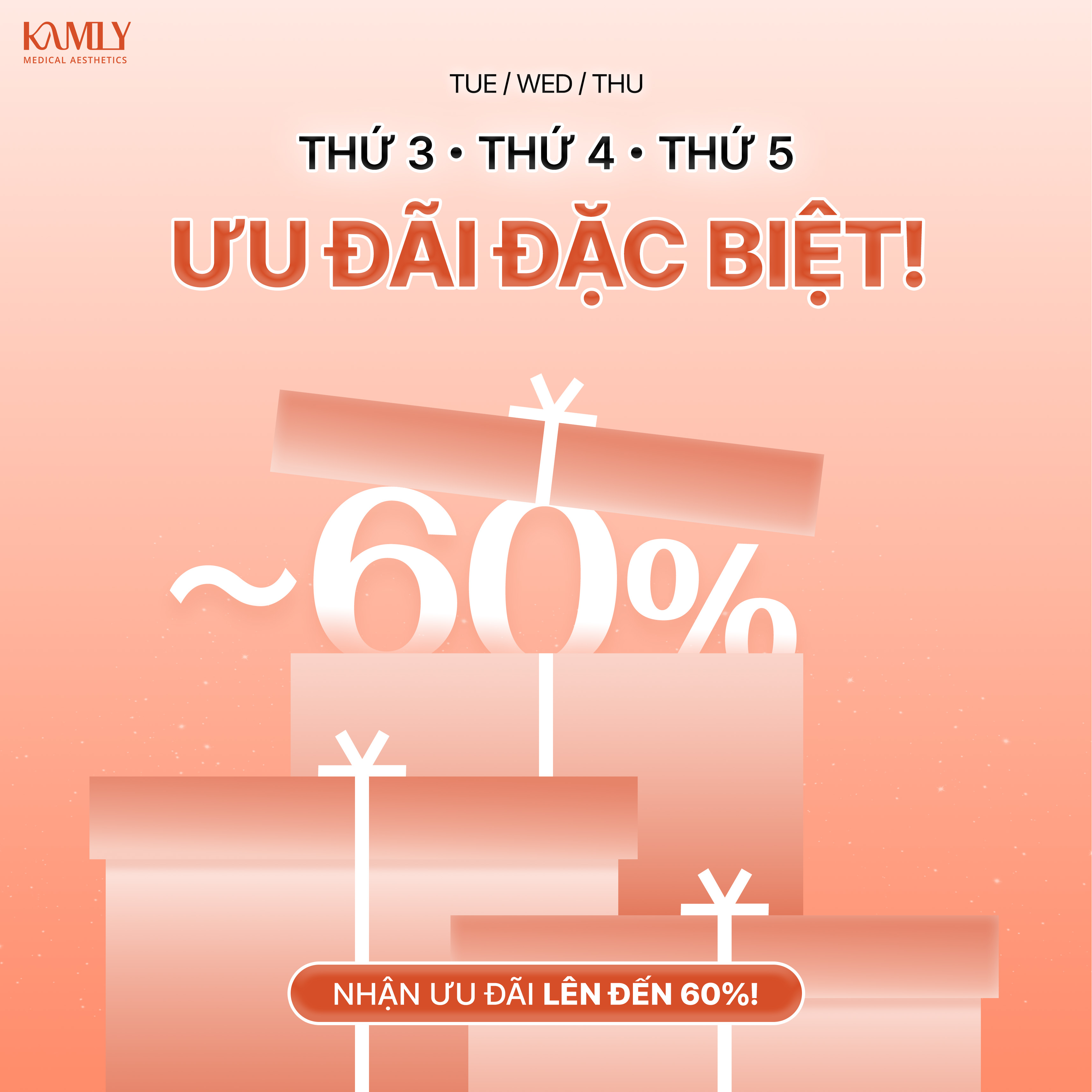 Sự Kiện Ưu Đãi Có Hạn Cho Thứ Ba - Tư -Năm